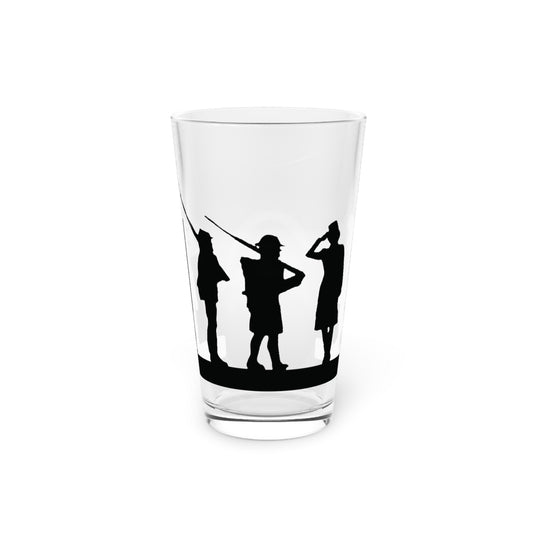 Military Themed Pint Glass